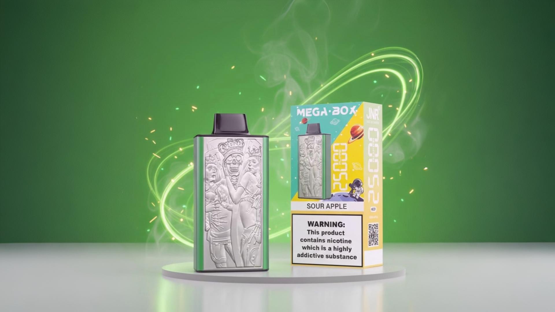 Jednorazówki e-papieros JNR Mega Box 25K buchów polska